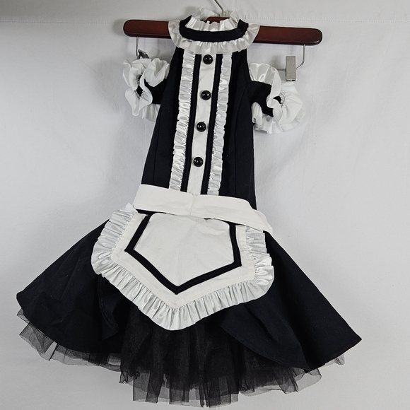 Weissman- The maid costume inspired by Beasts Claudette size MC medium 10/12 EUC - Picture 2 of 16